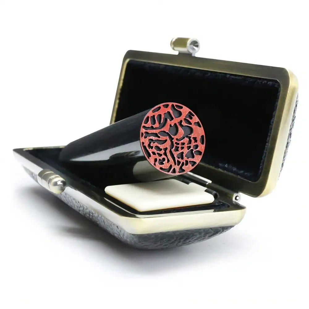 世果報印鑑 黒彩樺(くろさいか) 18.0mm 書浪人善隆の書が生きる印章